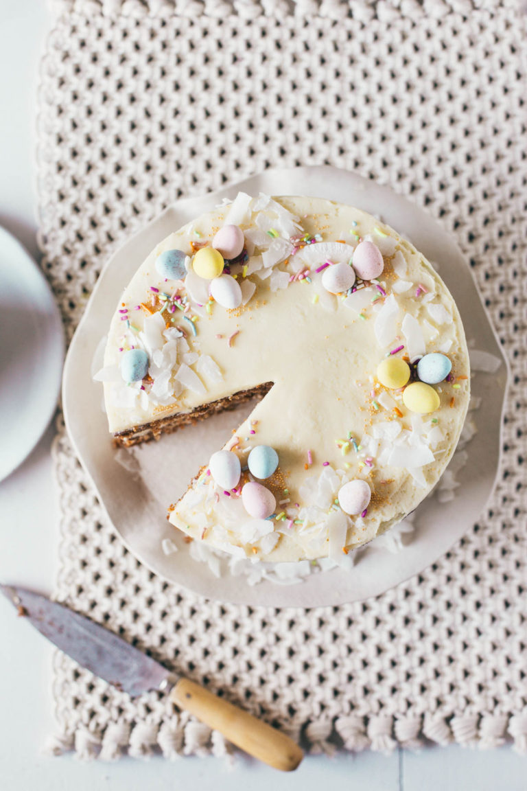 Pineapple Coconut Carrot Cake with Sweetened Condensed Milk Frosting