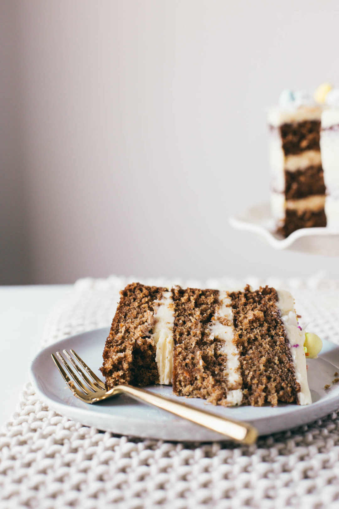 Pineapple Coconut Carrot Cake with Sweetened Condensed Milk Frosting