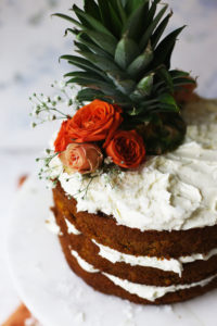 Pineapple Coconut Carrot Cake with Sweetened Condensed Milk Frosting