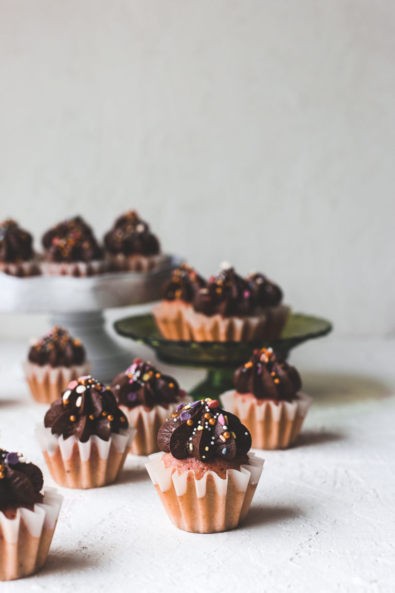 Beetroot Cupcakes with Chocolate Frosting