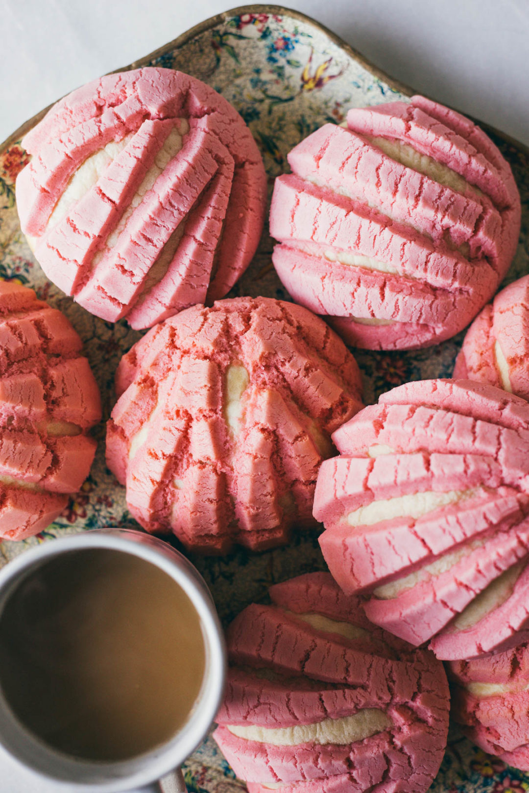 Pink Conchas Pan Dulce pandulce conchas mexicansweetbread - Olive 