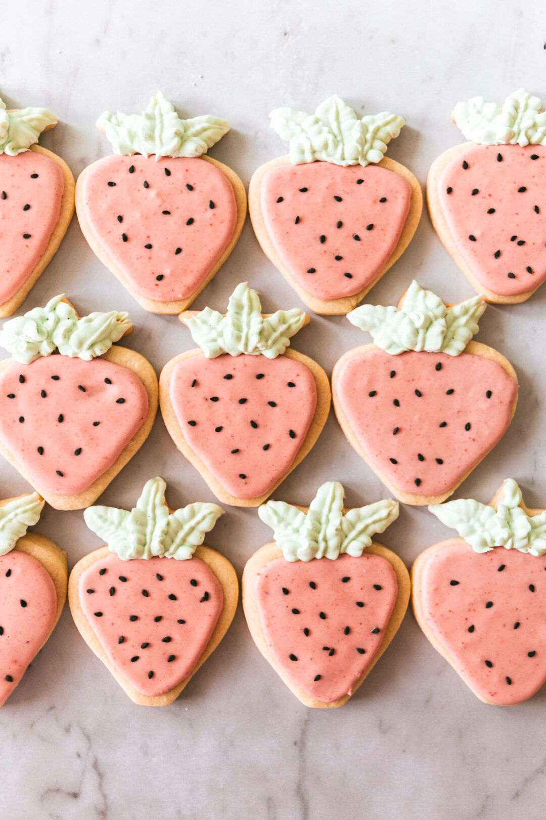 Strawberry Glazed Sugar Cookies Olive And Artisan